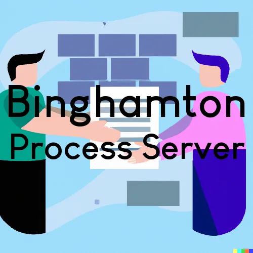 Binghamton, New York Process Servers - Process Serving Services 