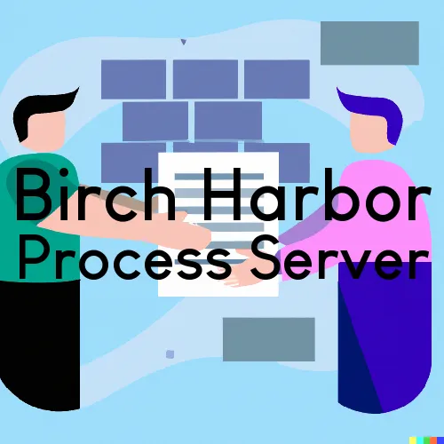 Birch Harbor, ME Process Server, “Chase and Serve“ 