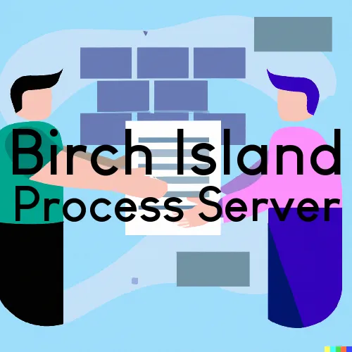 Birch Island, Maine Process Servers