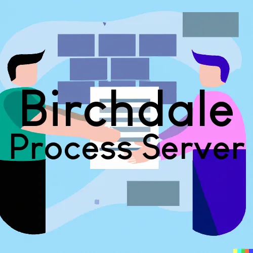 Birchdale, MN Process Servers and Courtesy Copy Messengers