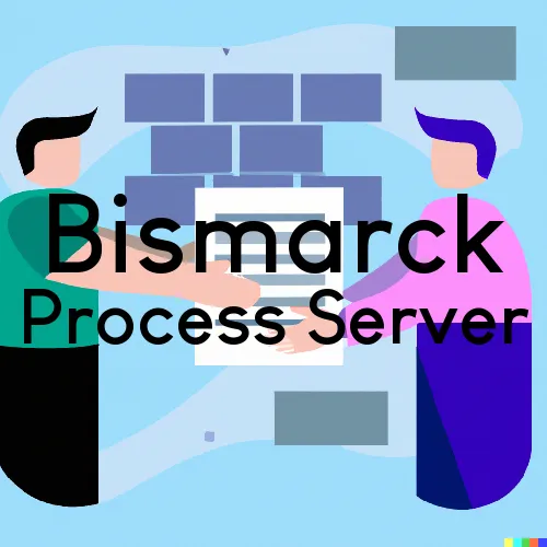 ND Process Servers in Bismarck, Zip Code 58502