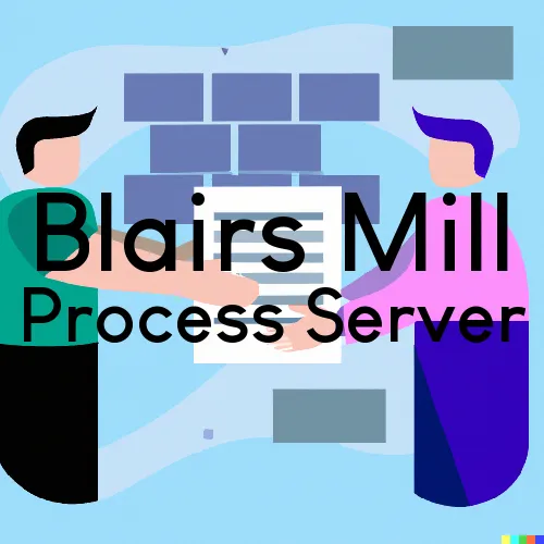 Blairs Mill Process Server, “Thunder Process Servers“ 