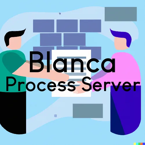 Blanca, Colorado Process Servers