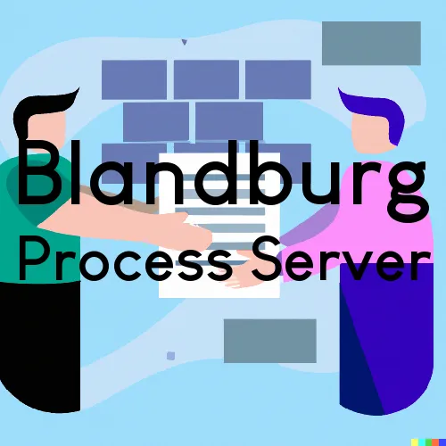 Blandburg, PA Process Server, “Gotcha Good“ 