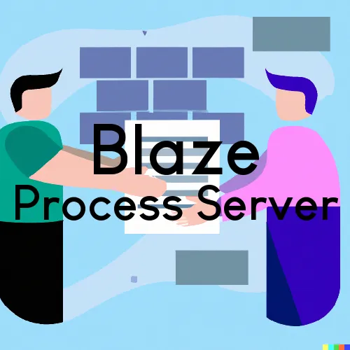 Blaze, KY Process Servers in Zip Code 41472