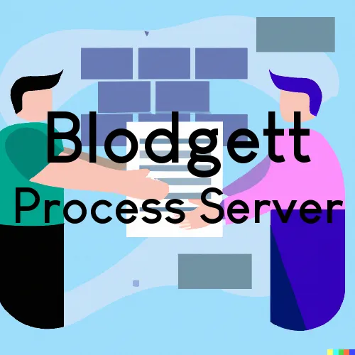 Blodgett, Oregon Process Servers