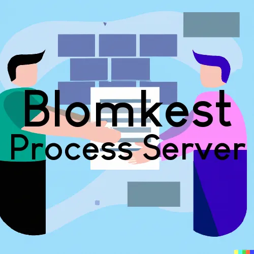 Blomkest, MN Process Servers in Zip Code 56216
