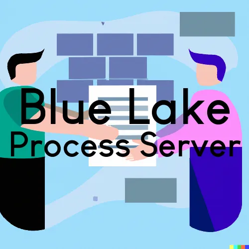 Blue Lake, CA Process Server, “Thunder Process Servers“ 