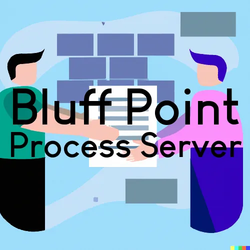 Bluff Point, New York Process Servers