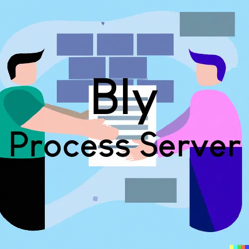 Bly, OR Process Server, “On time Process“ 
