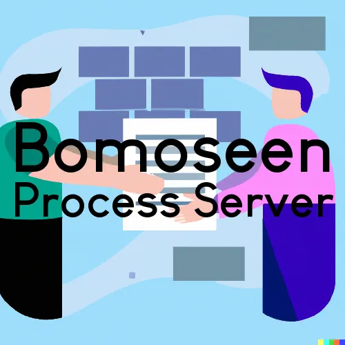 Bomoseen, VT Process Servers and Courtesy Copy Messengers
