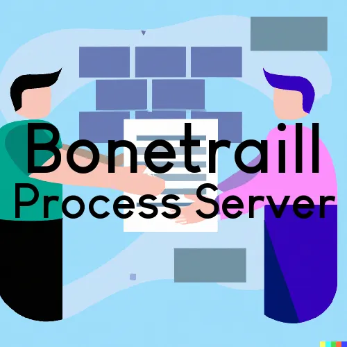 Bonetraill, North Dakota Process Servers