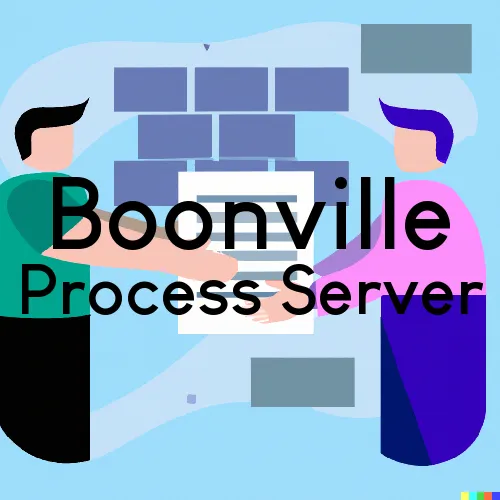 Boonville Process Server, “Serving by Observing“ 