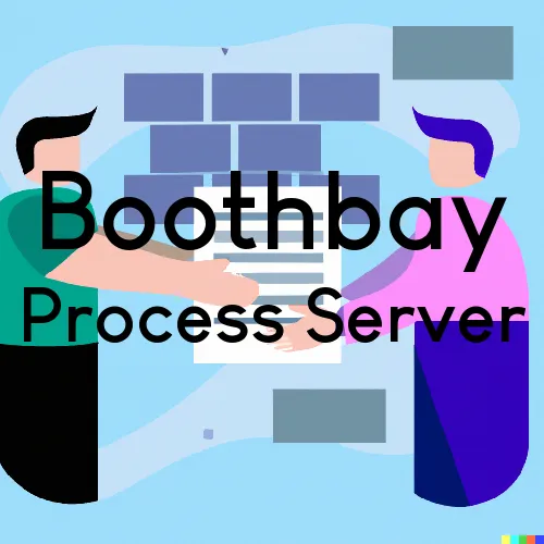 Boothbay, ME Process Servers and Courtesy Copy Messengers