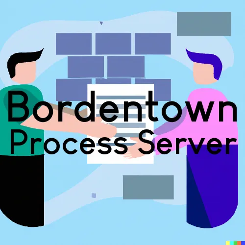 Bordentown, New Jersey Process Servers