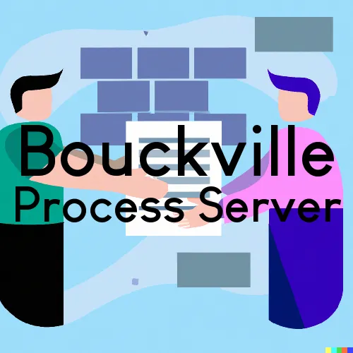 Bouckville Process Server, “Serving by Observing“ 