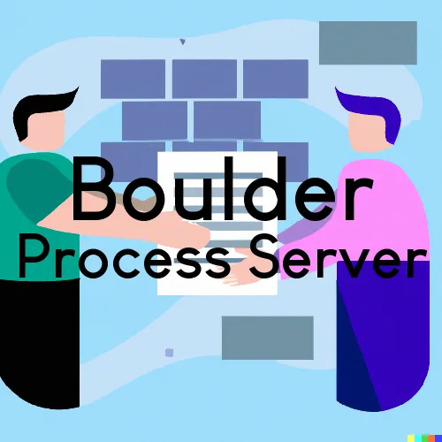 Site Map for Boulder, Colorado Process Servers