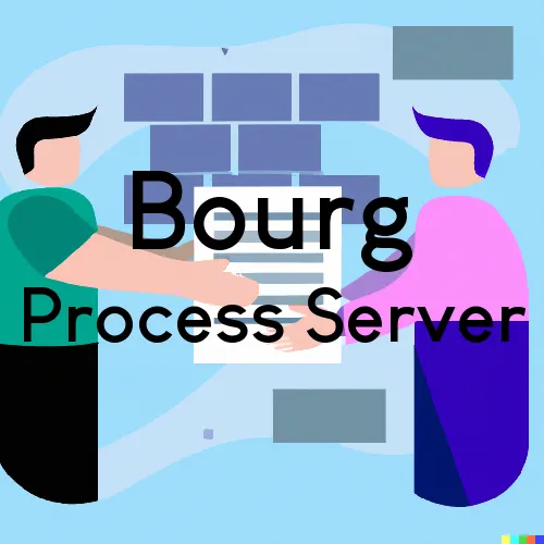 Bourg, Louisiana Court Couriers and Process Servers