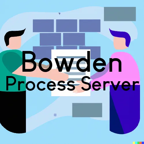 Bowden, WV Process Servers and Courtesy Copy Messengers