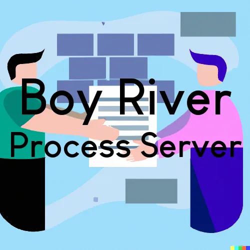 Boy River Process Server, “Chase and Serve“ 