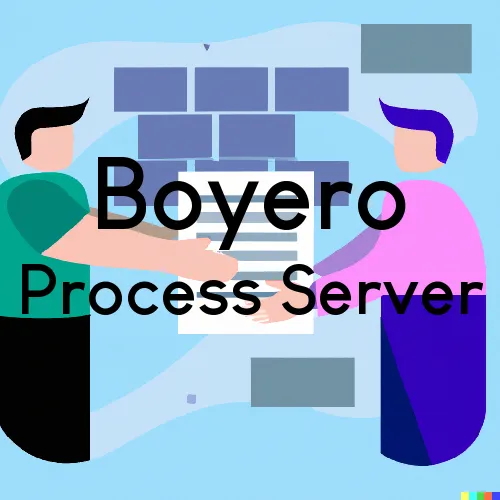 Boyero, Colorado Process Servers and Field Agents