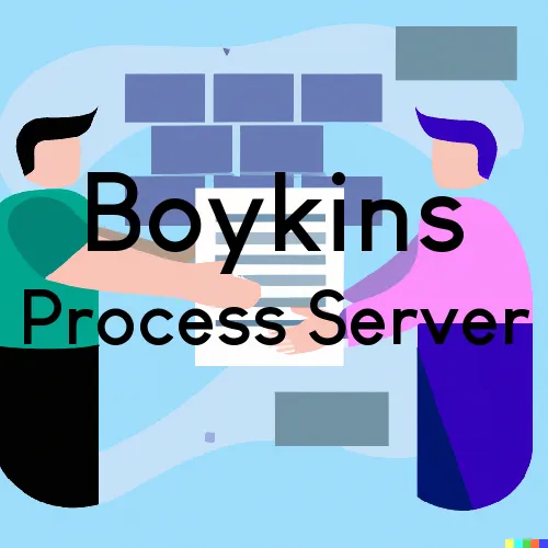 Boykins, VA Process Servers in Zip Code 23827