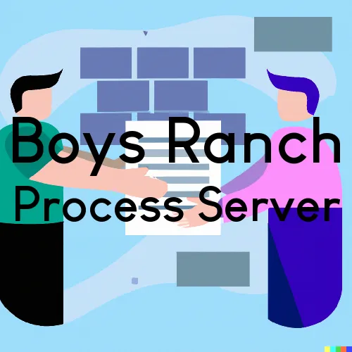 Boys Ranch, Texas Process Servers and Field Agents