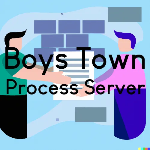 Boys Town, Nebraska Process Servers