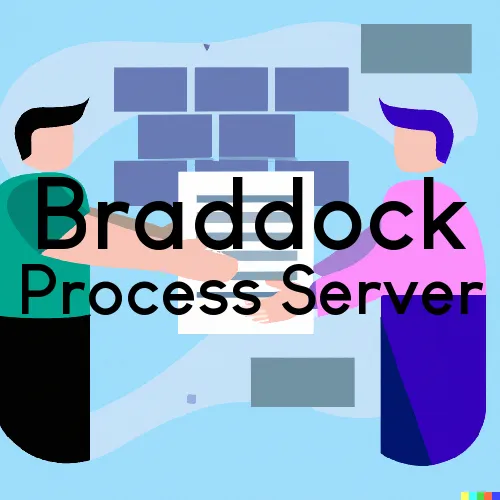Braddock, North Dakota Process Servers