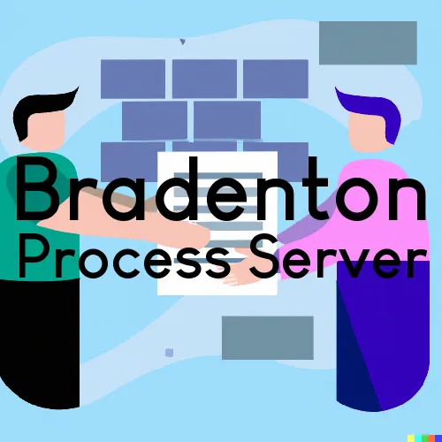 Process Servers in Bradenton, Florida, Zip Code 34210