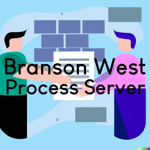 Branson West, MO Process Servers in Zip Code 65737