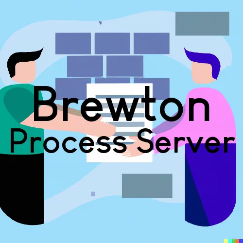 Brewton Process Server, “Serving by Observing“ 