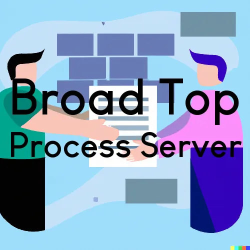 Broad Top, PA Process Servers in Zip Code 16621