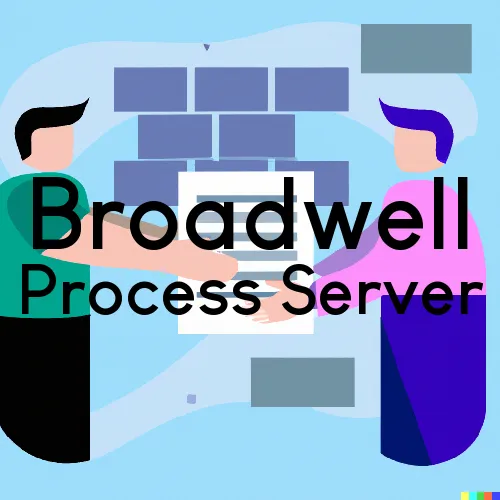 Broadwell, Illinois Process Servers and Field Agents