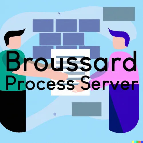 Broussard Court Courier and Process Server “Best Services“ in Louisiana
