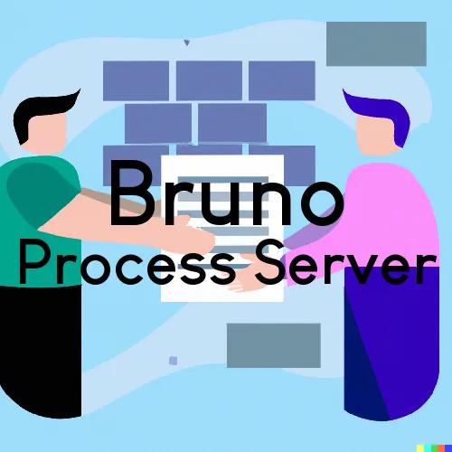 Process Servers in Zip Code Area 25611 in Bruno