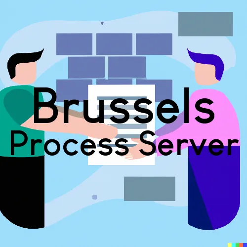 Brussels, Illinois Process Servers and Field Agents