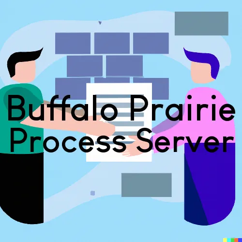 Buffalo Prairie, IL Process Servers and Courtesy Copy Messengers