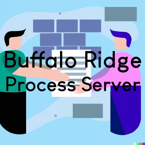 Buffalo Ridge, SD Process Server, “Server One“ 