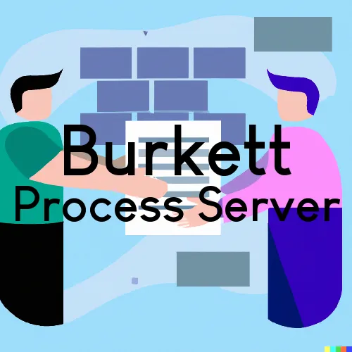 Burkett, TX Process Servers in Zip Code 76828