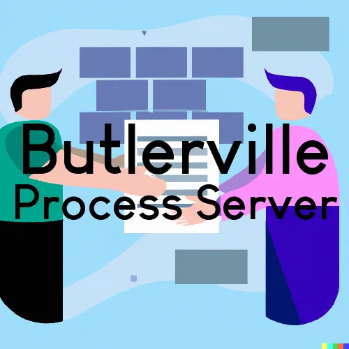 Butlerville Process Server, “Serving by Observing“ 