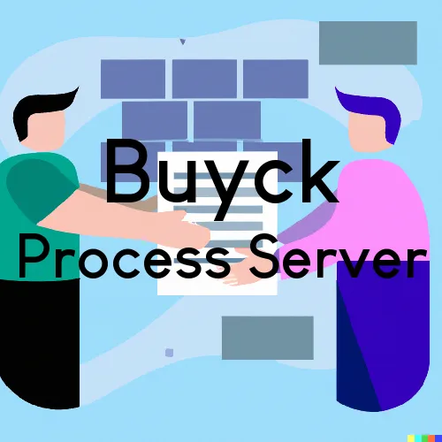 Buyck, Minnesota Process Servers and Field Agents