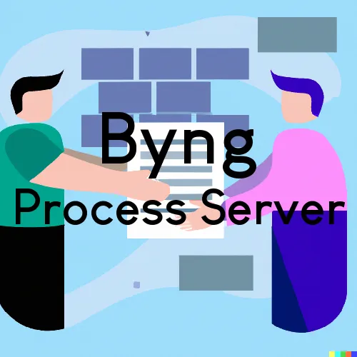 Byng, OK Process Servers in Zip Code 74820