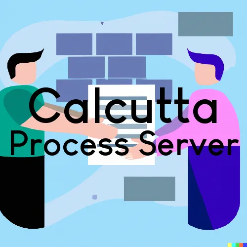 Calcutta, OH Process Server, “Chase and Serve“ 