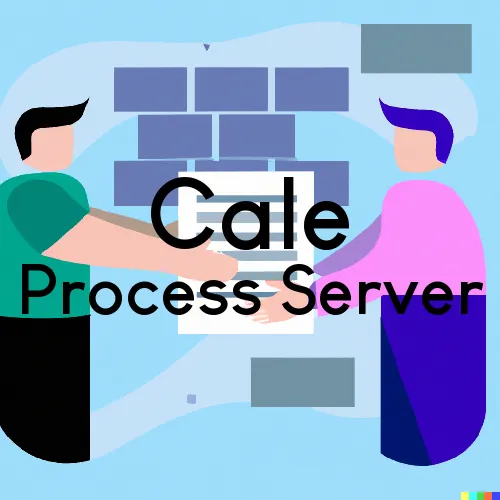 Cale, AR Process Servers and Courtesy Copy Messengers