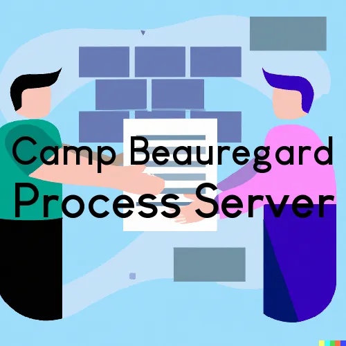 Camp Beauregard, Louisiana Process Servers