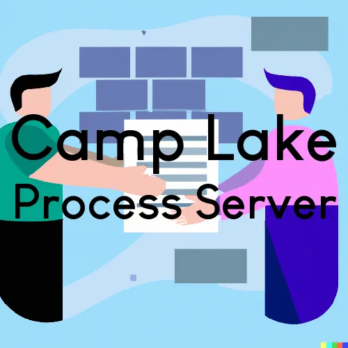 Camp Lake, Wisconsin Process Servers