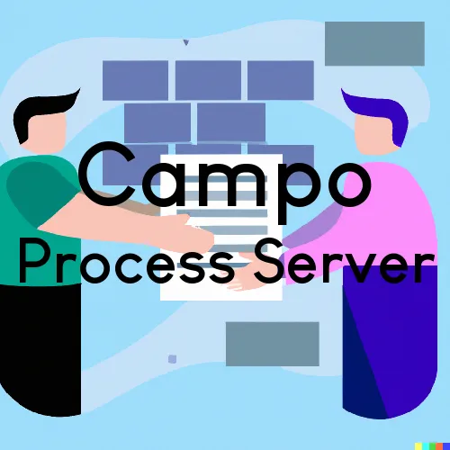 Campo, California Process Servers