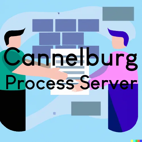 Cannelburg, IN Process Server, “Serving by Observing“ 