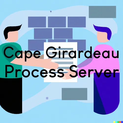 Cape Girardeau, Missouri Process Servers and Field Agents